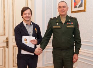 Руководитель Московского студенческого хора и регент храма под Вязом награжден медалью Минобороны России «Участник военной операции в Сирии»