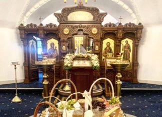 «С небесе́ у́бо чу́вственное, от земли́ же несравне́нное облиста́ Со́лнце пра́вды мы́сленное»: храм под Вязом прославляет Преображение Господне
