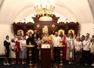 Литургия на английском языке в университетском храме